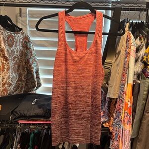 Lululemon Pink/Red and Grey/Black Racerback Tank Top